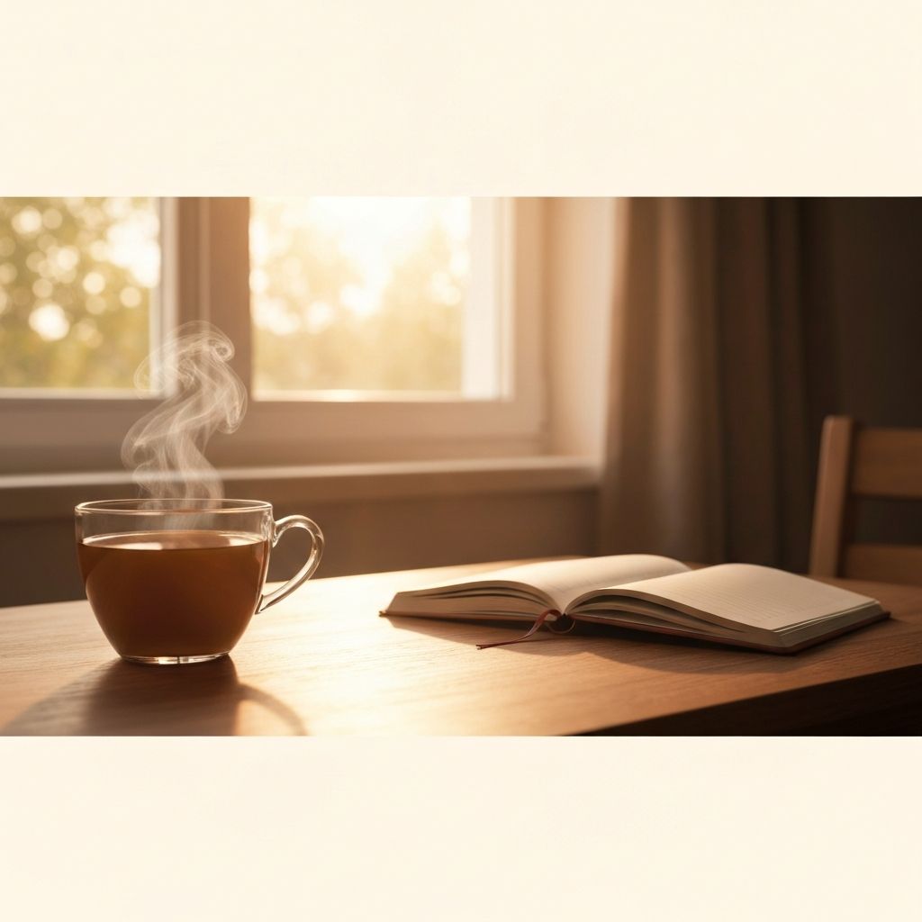 Jutarnja atmosfera sa mekim svetlom