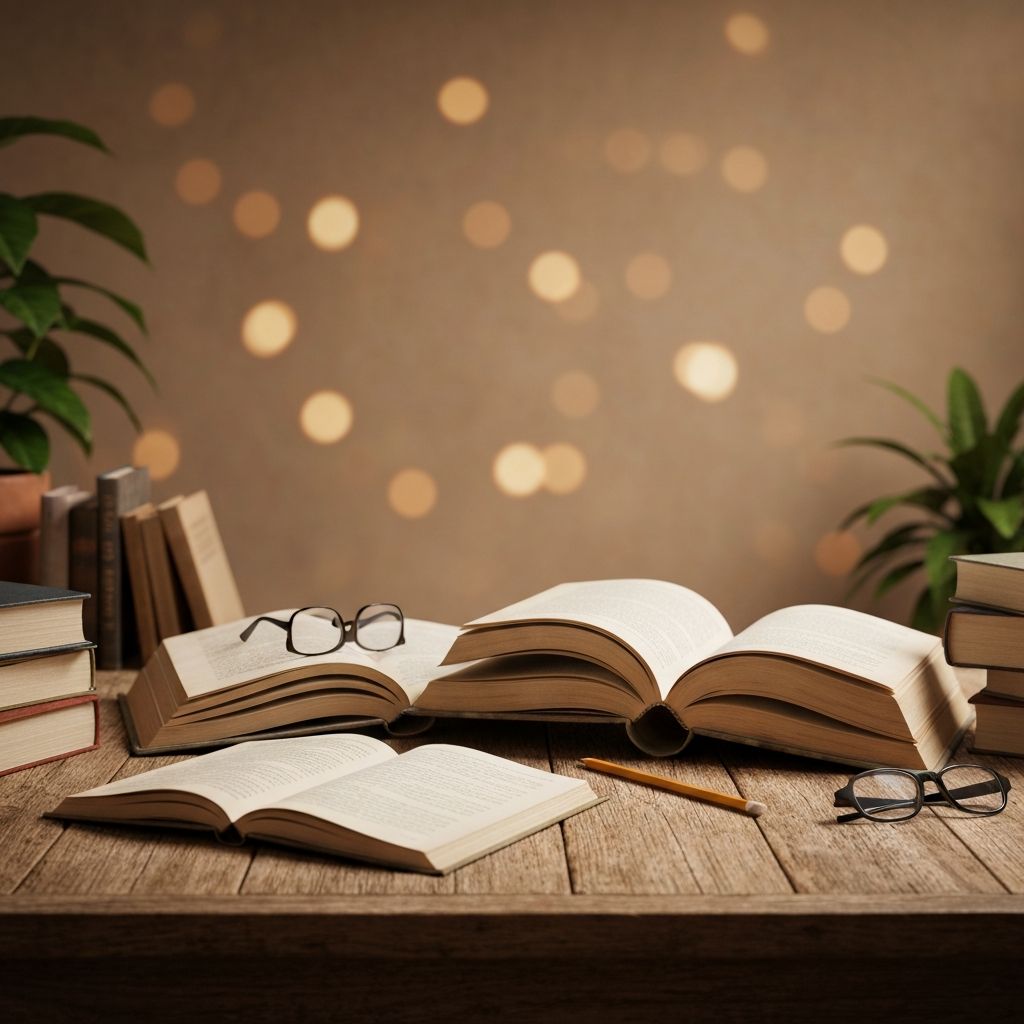 Knjige i sveska na drvenom stolu koji simbolizuju učenje